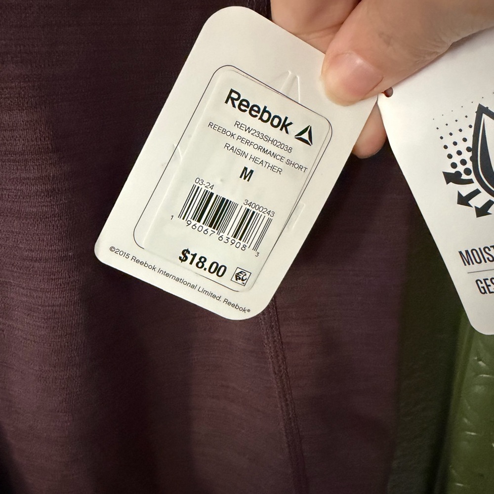 Reebok Women's Plum Sports Bra and Shorts Set - Picture 3 of 4